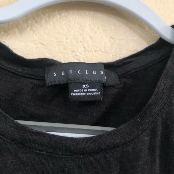 Sanctuary Cold Shoulder Little black Dress Size XSmall - Picture 2 of 5